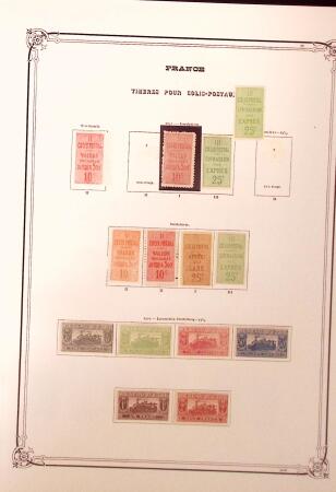 1900-41, Collection neuve sur pages d'album Yvert,