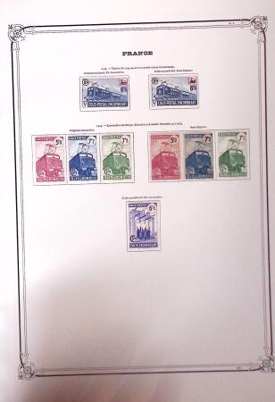 1900-41, Collection neuve sur pages d'album Yvert,