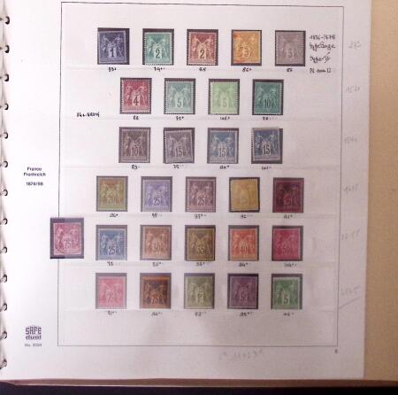 1876-1935 Collection de France en album SAFE, neuve