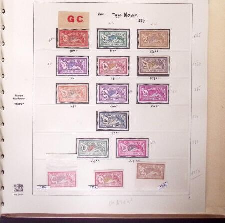 1876-1935 Collection de France en album SAFE, neuve