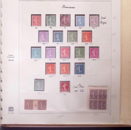 1876-1935 Collection de France en album SAFE, neuve