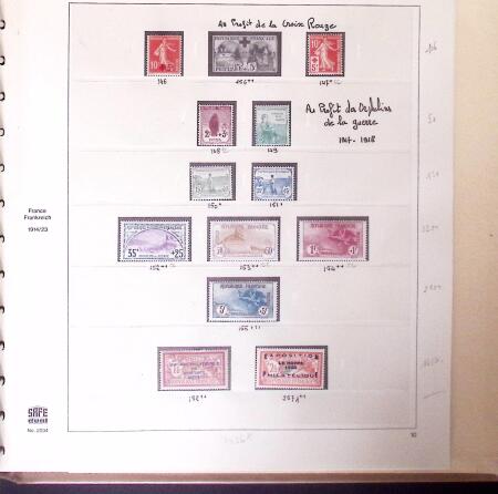1876-1935 Collection de France en album SAFE, neuve
