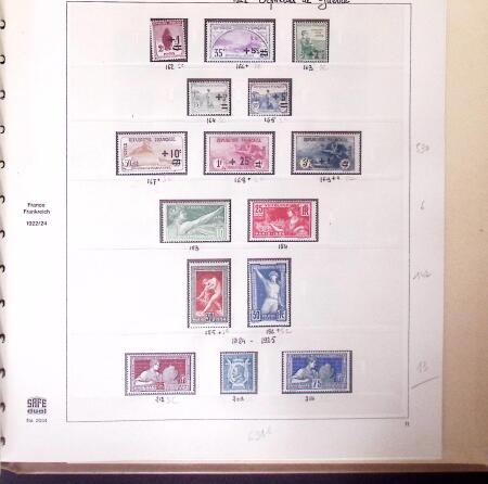 1876-1935 Collection de France en album SAFE, neuve