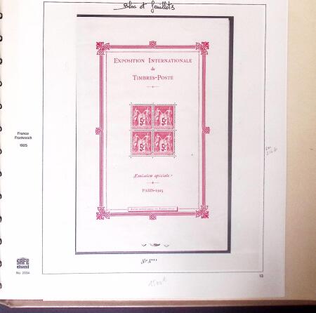 1876-1935 Collection de France en album SAFE, neuve