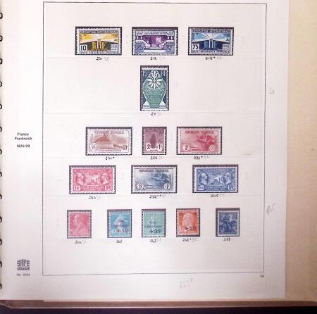 1876-1935 Collection de France en album SAFE, neuve