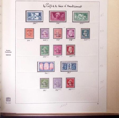 1876-1935 Collection de France en album SAFE, neuve