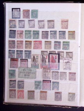 11845-1930 FORGERIES, Fascinating lot of over 1050 stamps in a stockbook,