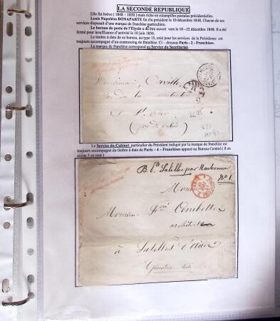 1849-1990 3 classeurs qui réunissent les franchises