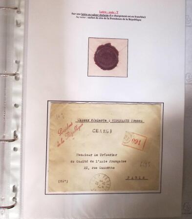 1849-1990 3 classeurs qui réunissent les franchises