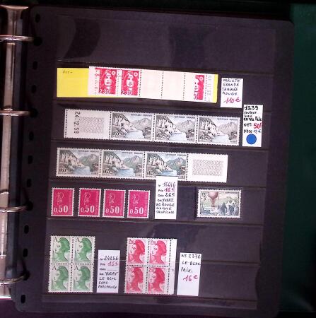 1903-2004 Petit stock de variétés dont surencrage