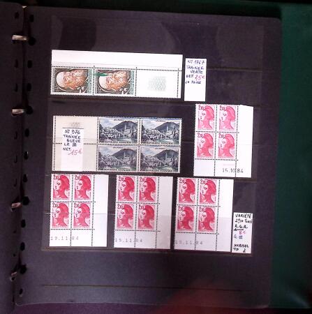 1903-2004 Petit stock de variétés dont surencrage