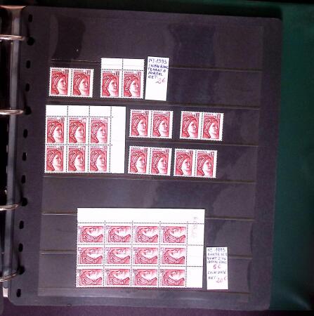 1903-2004 Petit stock de variétés dont surencrage