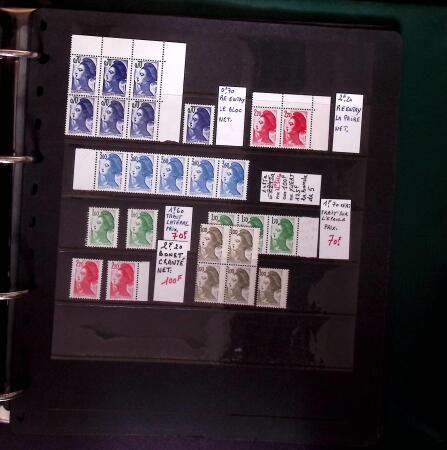 1903-2004 Petit stock de variétés dont surencrage