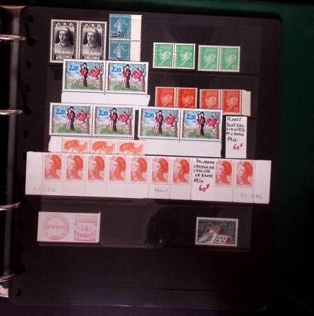 1903-2004 Petit stock de variétés dont surencrage