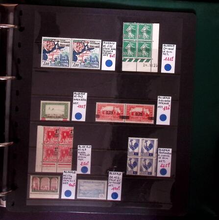 1903-2004 Petit stock de variétés dont surencrage