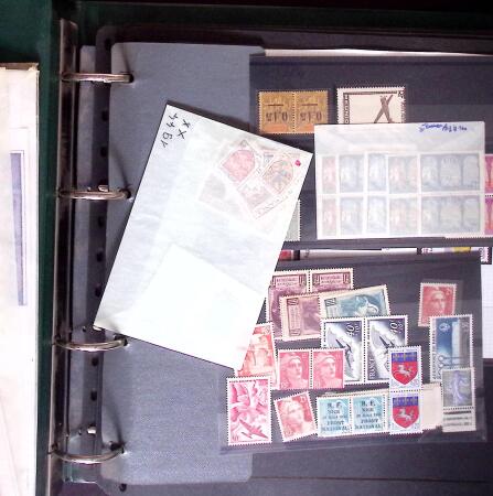 1903-2004 Petit stock de variétés dont surencrage