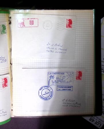 1900-1990 plusieurs centaines de lettres, courriers