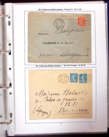 1911-1970 2 classeurs réunissant les différentes