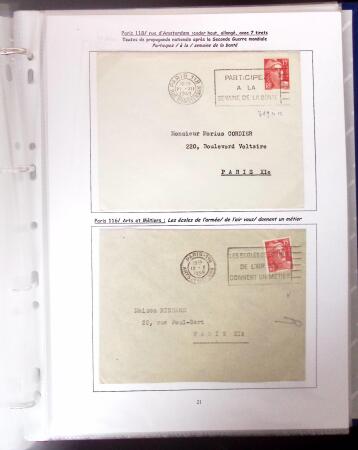 1911-1970 2 classeurs réunissant les différentes