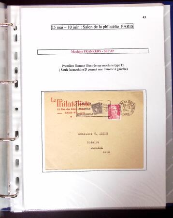 1911-1970 2 classeurs réunissant les différentes
