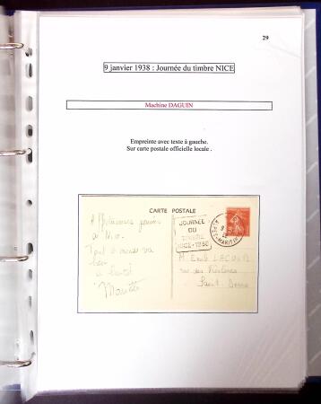 1911-1970 2 classeurs réunissant les différentes