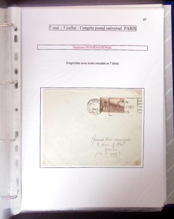 1911-1970 2 classeurs réunissant les différentes