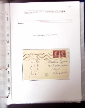 1911-1970 2 classeurs réunissant les différentes