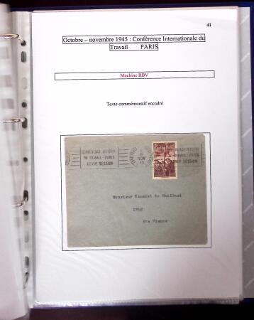 1911-1970 2 classeurs réunissant les différentes