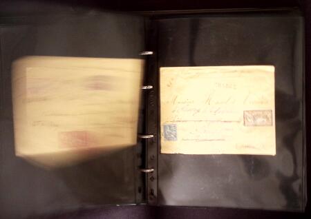 1910-1943 44 lettres chargées de cette période avec