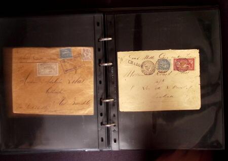 1910-1943 44 lettres chargées de cette période avec
