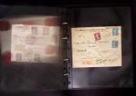 1910-1943 44 lettres chargées de cette période avec