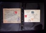 1910-1943 44 lettres chargées de cette période avec