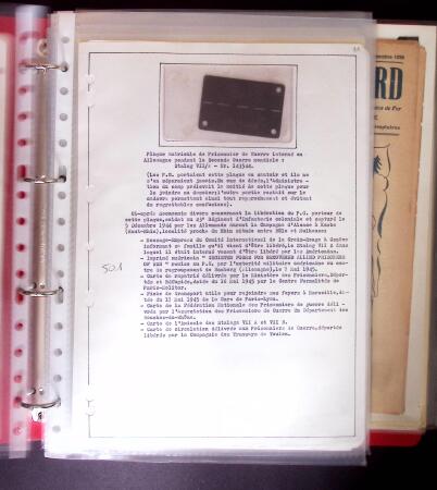 1940-1953 Ensemble en 1 classeur de documents de deuxième