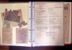 1940-1953 Ensemble en 1 classeur de documents de deuxième