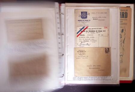 1940-1953 Ensemble en 1 classeur de documents de deuxième