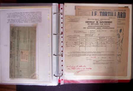 1940-1953 Ensemble en 1 classeur de documents de deuxième