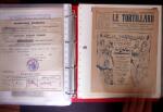 1940-1953 Ensemble en 1 classeur de documents de deuxième
