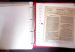1940-1953 Ensemble en 1 classeur de documents de deuxième