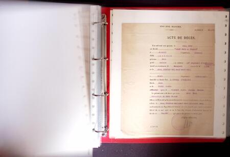 1940-1953 Ensemble en 1 classeur de documents de deuxième
