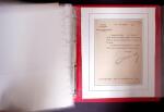 1940-1953 Ensemble en 1 classeur de documents de deuxième