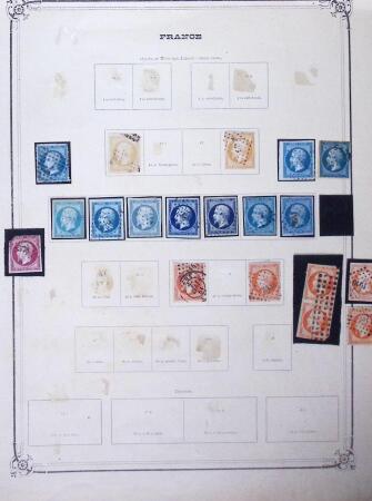 1849-1930 Collection ancienne sur pages bien fournie