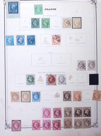 1849-1930 Collection ancienne sur pages bien fournie