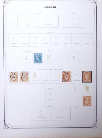 1849-1930 Collection ancienne sur pages bien fournie