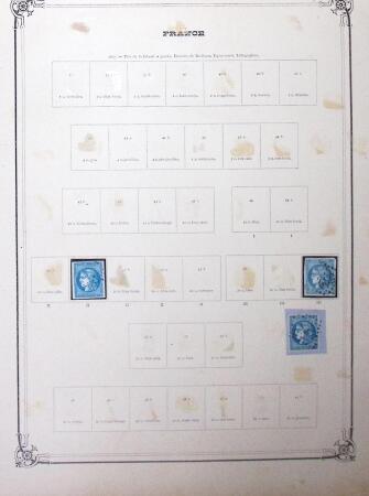 1849-1930 Collection ancienne sur pages bien fournie