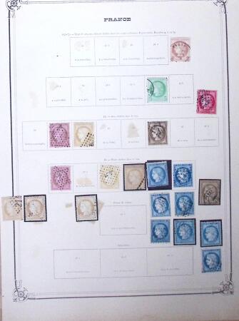 1849-1930 Collection ancienne sur pages bien fournie