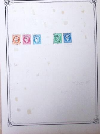 1849-1930 Collection ancienne sur pages bien fournie