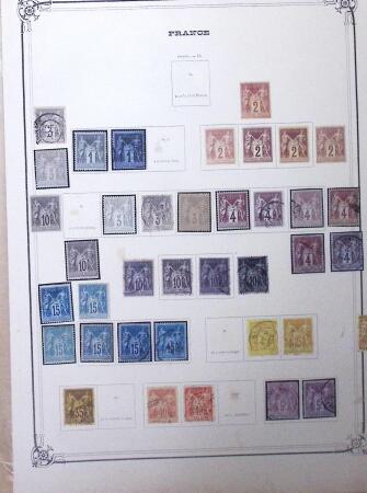 1849-1930 Collection ancienne sur pages bien fournie