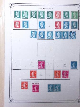1849-1930 Collection ancienne sur pages bien fournie