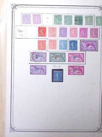 1849-1930 Collection ancienne sur pages bien fournie