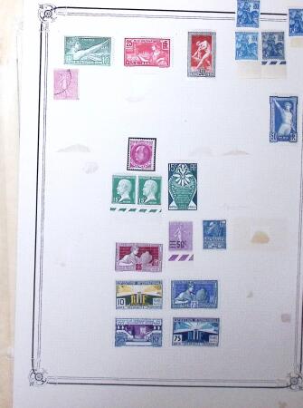 1849-1930 Collection ancienne sur pages bien fournie